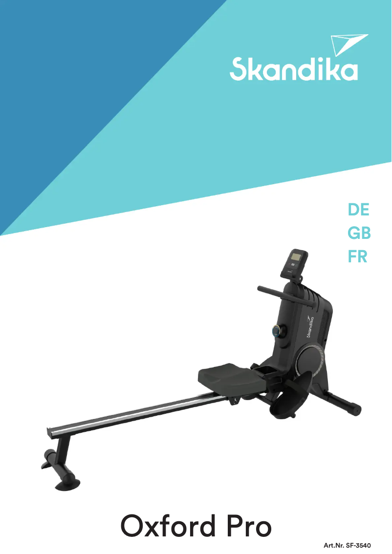 Page 1 of the manual User Manual Skandika Regatta Oxford Pro