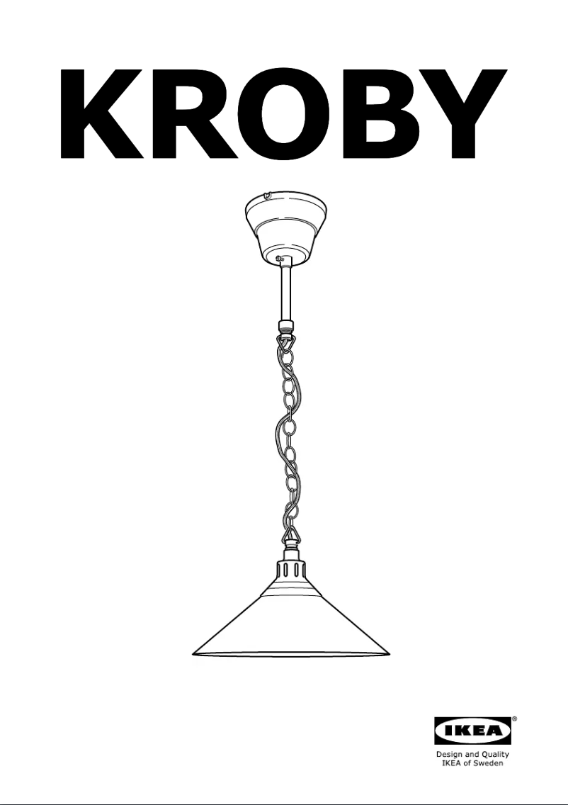 Page 1 de la notice Manuel utilisateur Ikea KROBY