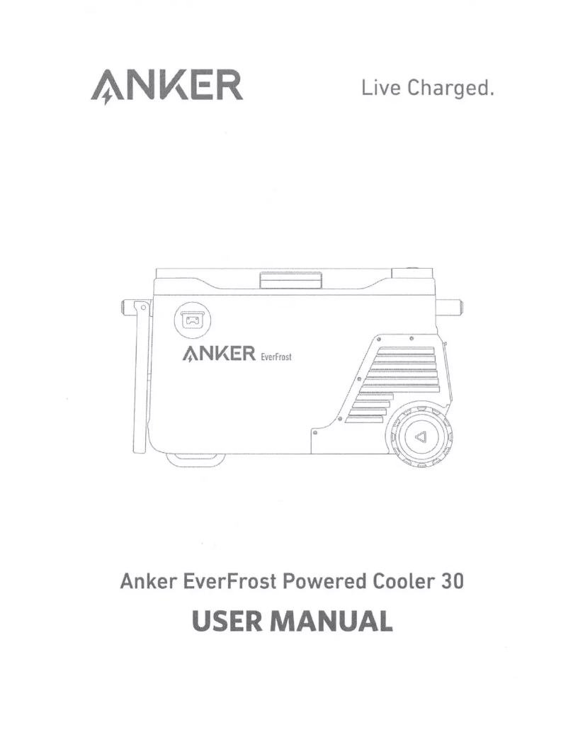 Page 1 de la notice Manuel utilisateur Anker EverFrost Powered Cooler 30
