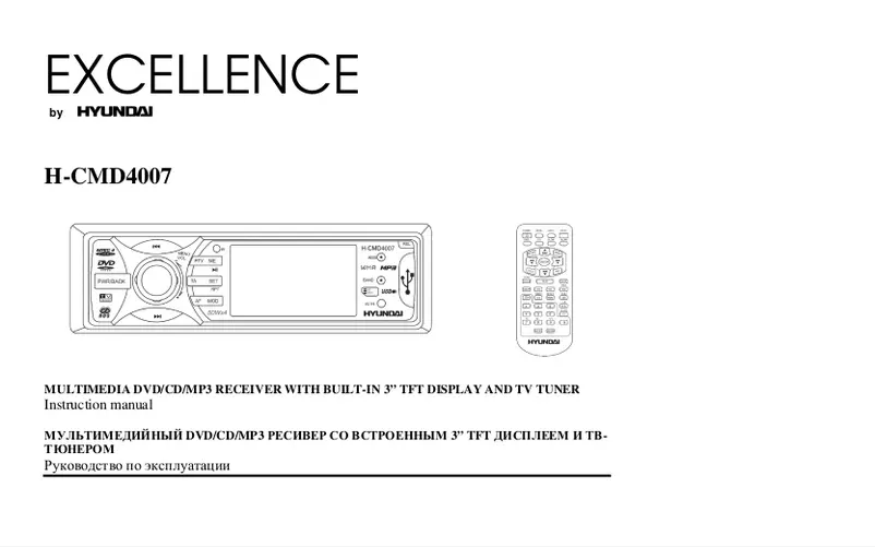 Page 1 de la notice Manuel utilisateur Hyundai H-CMD4007