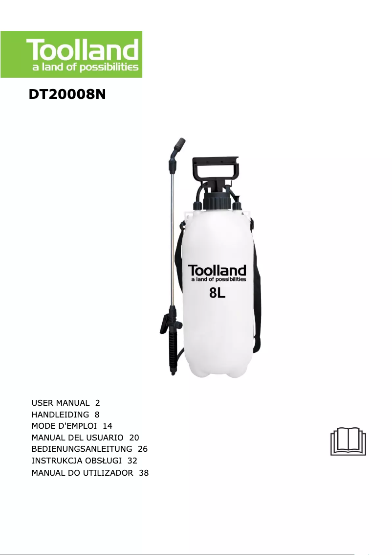 Page 1 de la notice Manuel utilisateur Toolland DT20008N