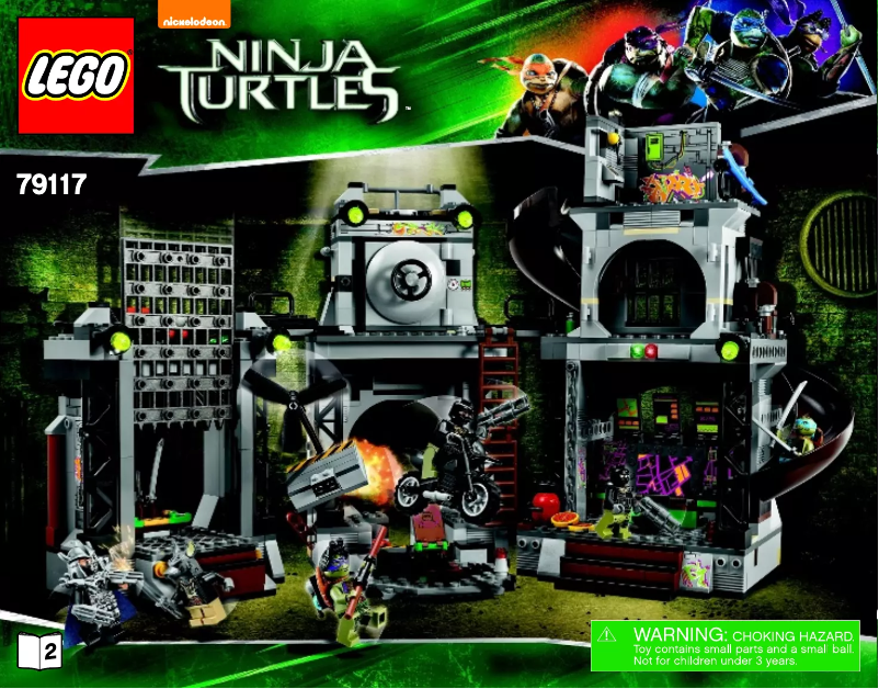 Página 1 del manual Manual de usuario Lego Turtle Lair Invasion