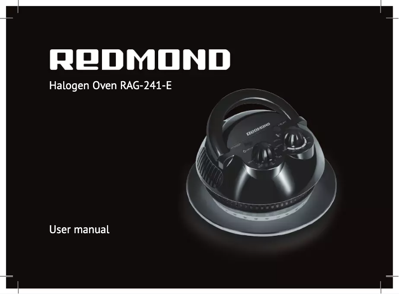 Page 1 de la notice Manuel utilisateur Redmond RAG-241-E