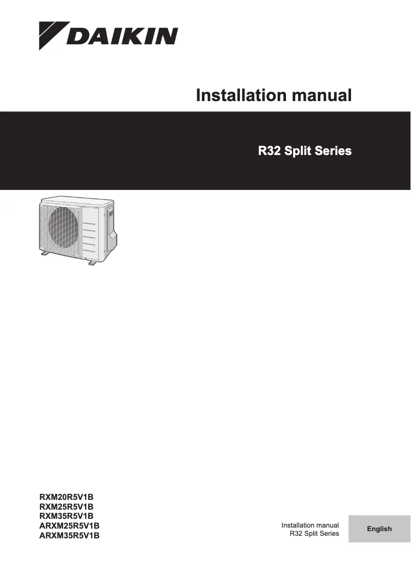 Página 1 del manual Manual de usuario Daikin ARXM60R5V1B