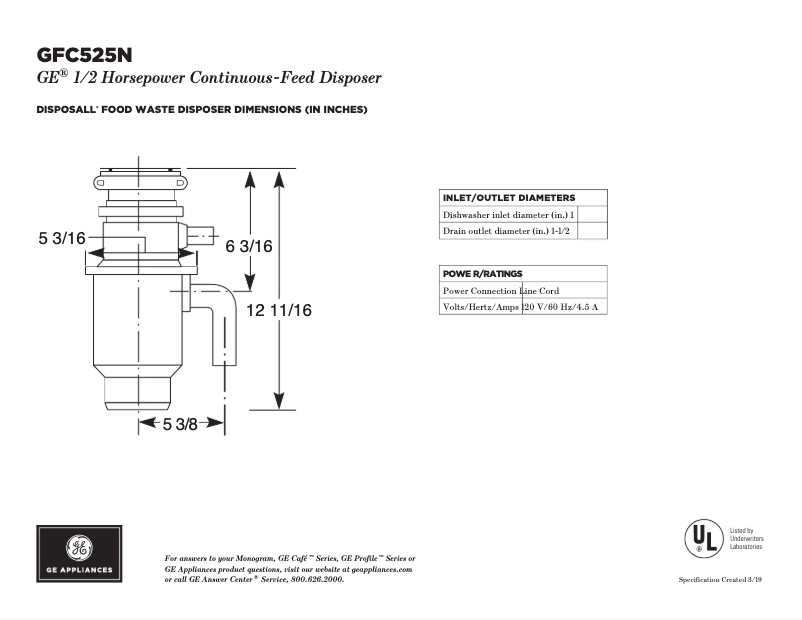 Image de la première page du manuel de l'appareil GFC525N