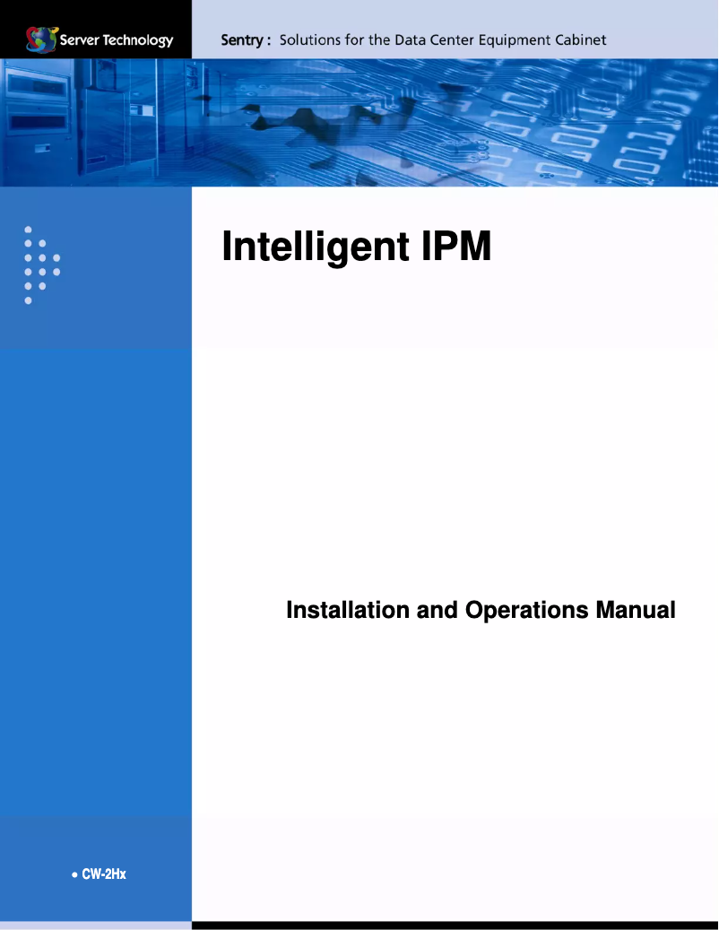 Page 1 de la notice Manuel utilisateur Server Technology CW-2H1-C20