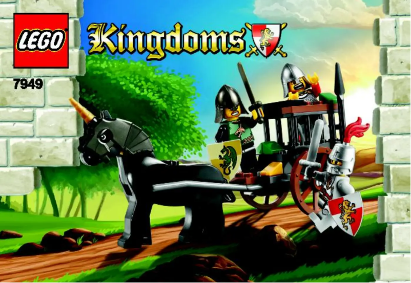 Page 1 de la notice Manuel utilisateur Lego Prison Carriage Rescue