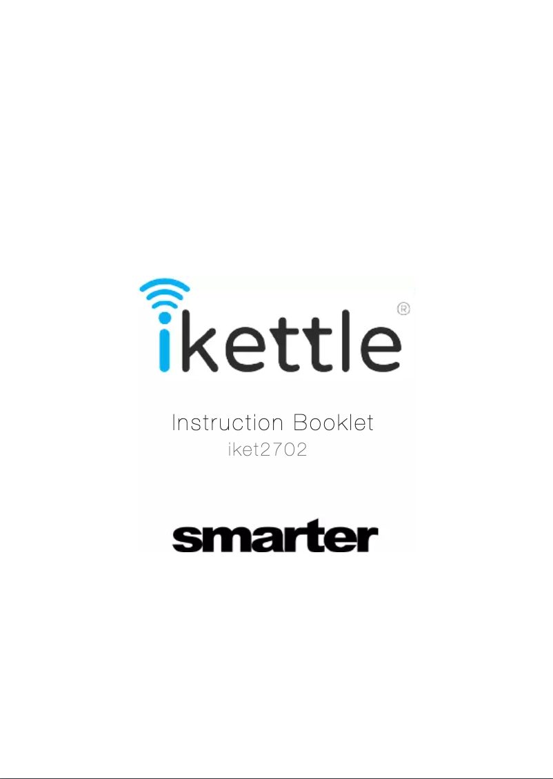 Page 1 de la notice Manuel utilisateur Smarter iKettle 2.0