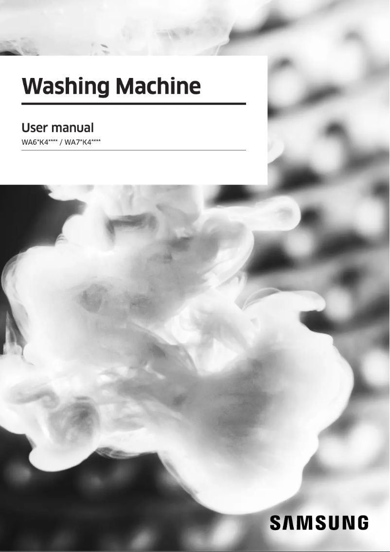 Página 1 del manual Manual de usuario Samsung WA62K4200HY