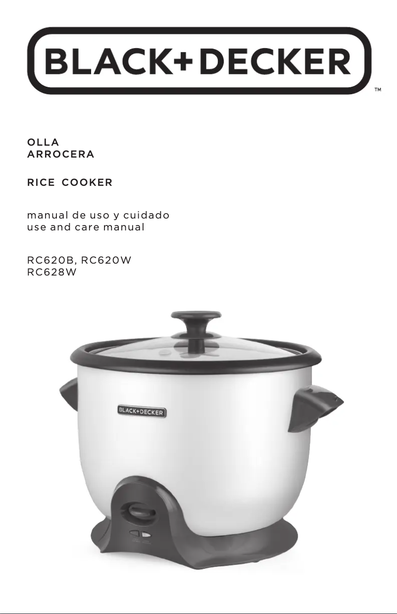 Page n°1 - Manuel utilisateur Black & Decker RC620B