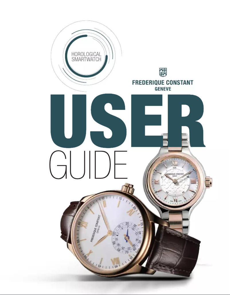 Page 1 of the manual User Manual Frederique Constant Horological Gents Classic