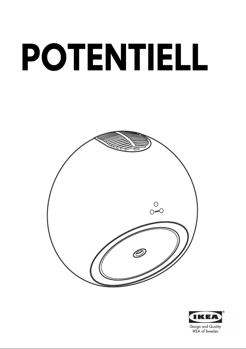 Page 1 de la notice Manuel utilisateur Ikea POTENTIELL