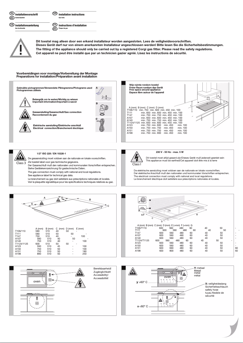 Page 1 de la notice Manuel utilisateur Etna T110