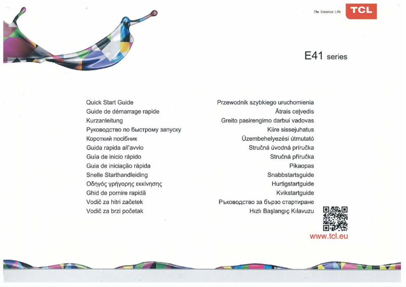 Page 1 de la notice Manuel utilisateur TCL L24E4105