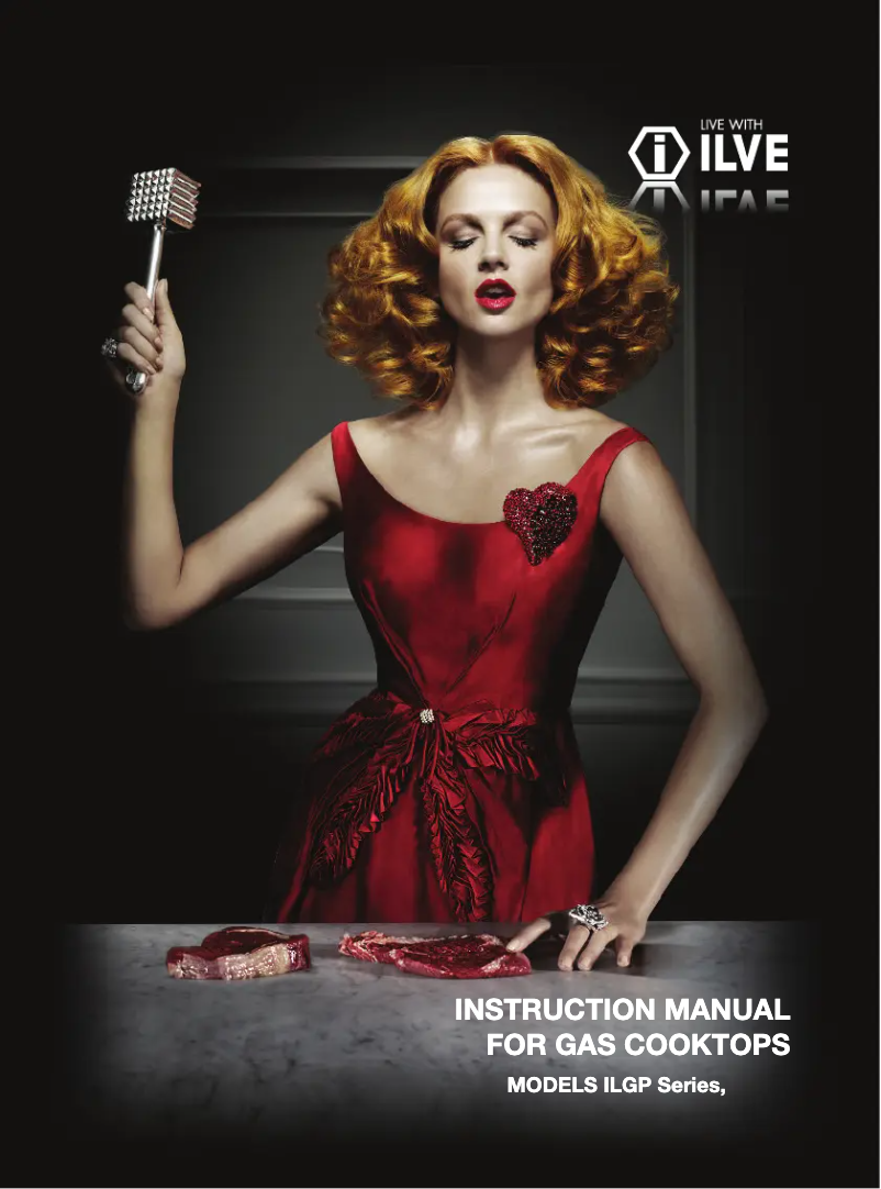 Page 1 de la notice Manuel utilisateur Ilve ILGP64WV