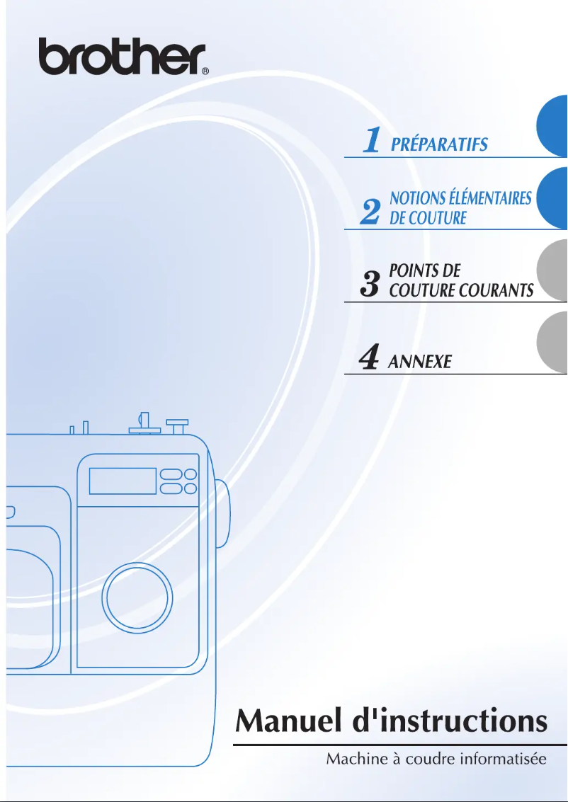 Page 1 de la notice Manuel utilisateur Brother Innov-is 30