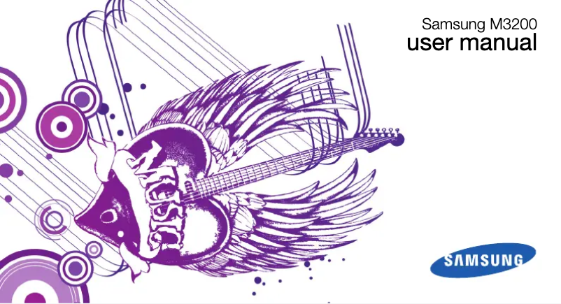 Page 1 de la notice Manuel utilisateur Samsung GT-M3200
