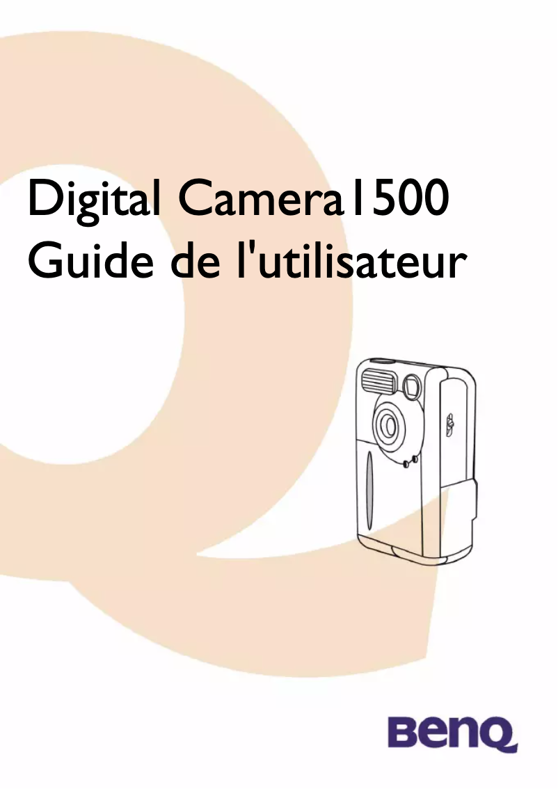 Página 1 del manual Manual de usuario BenQ DC 1500