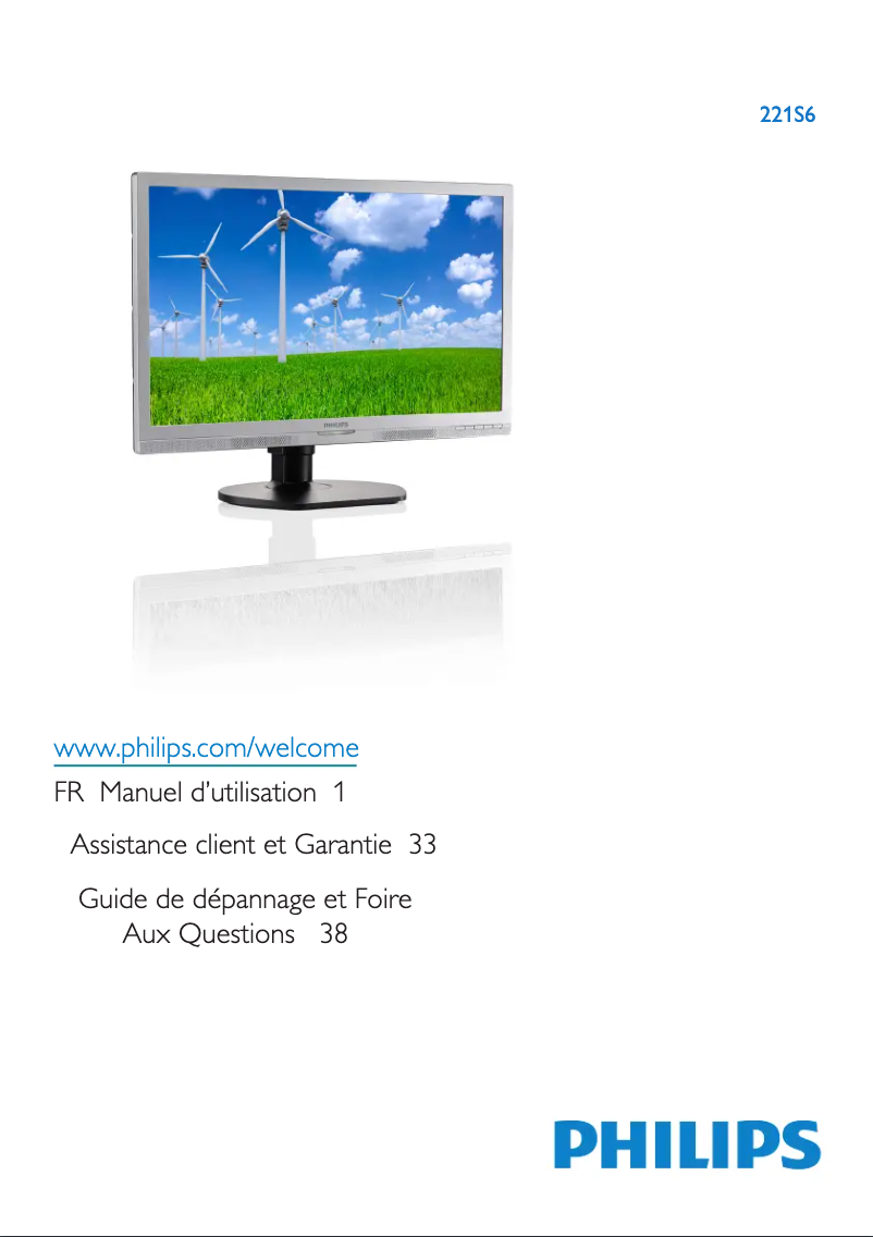 Página 1 del manual Manual de usuario Philips 221S6QHAW