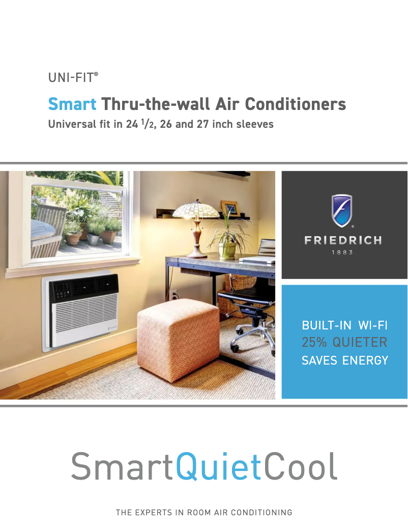 Página 1 del manual Folleto Friedrich UCT12A10A