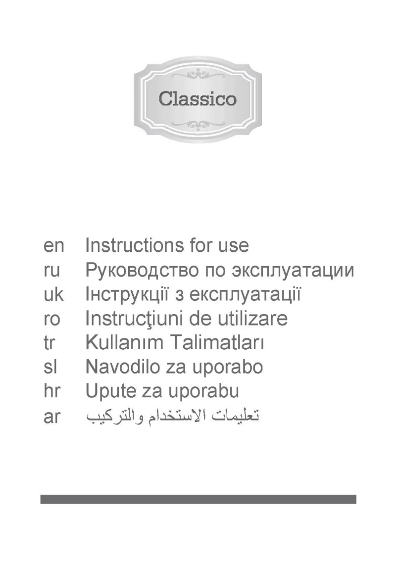 Page 1 de la notice Manuel utilisateur Gorenje GW65CLI