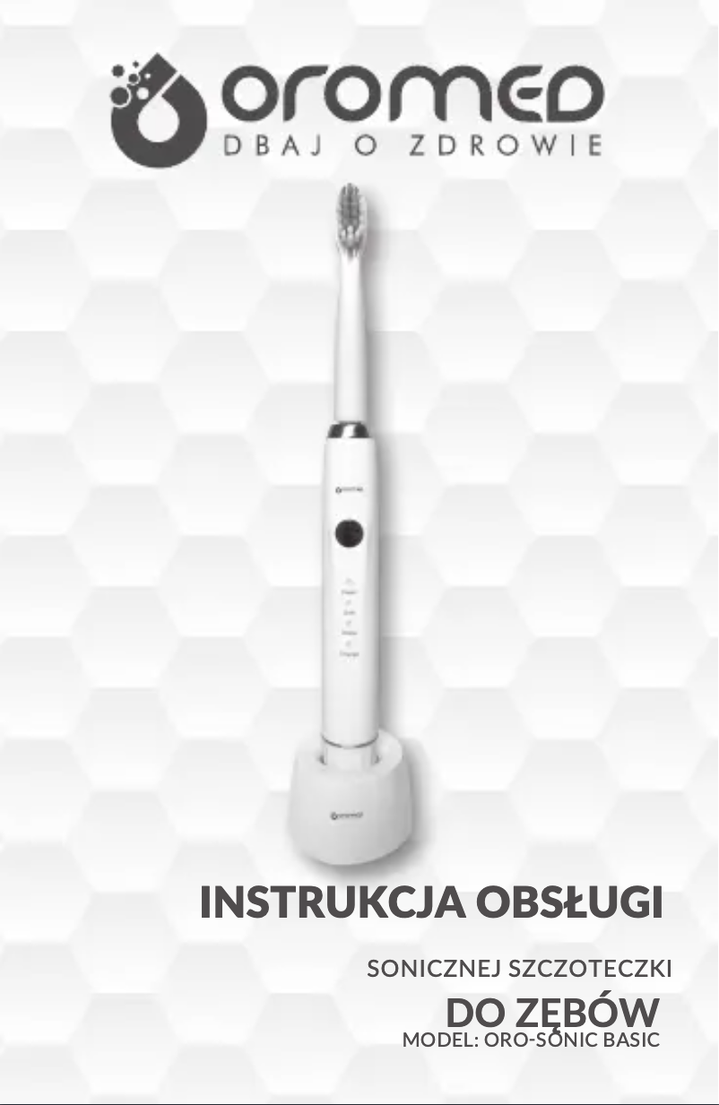 Page 1 de la notice Manuel utilisateur Oromed Sonic Basic