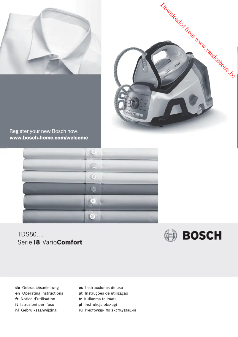 Página 1 del manual Manual de usuario Bosch TDS8040