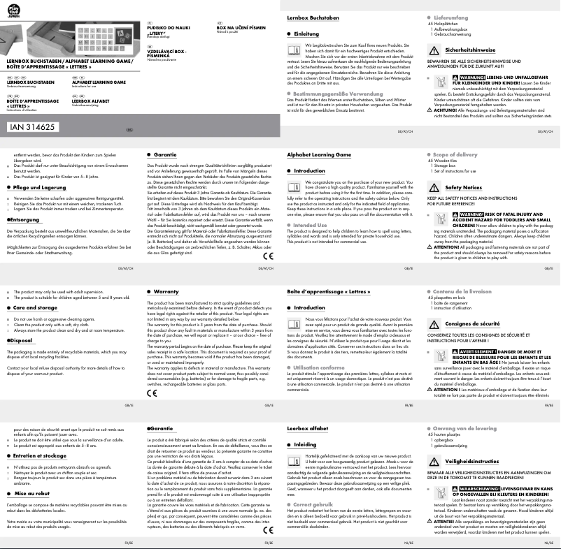 Página 1 del manual Manual de usuario Playtive HG04906