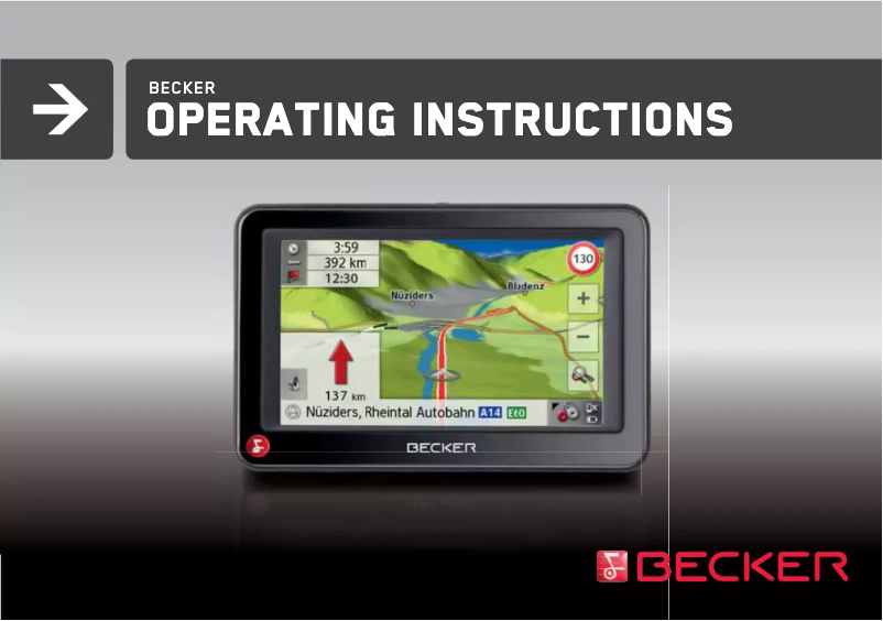 Página 1 del manual Manual de usuario Becker Active 43 Transit