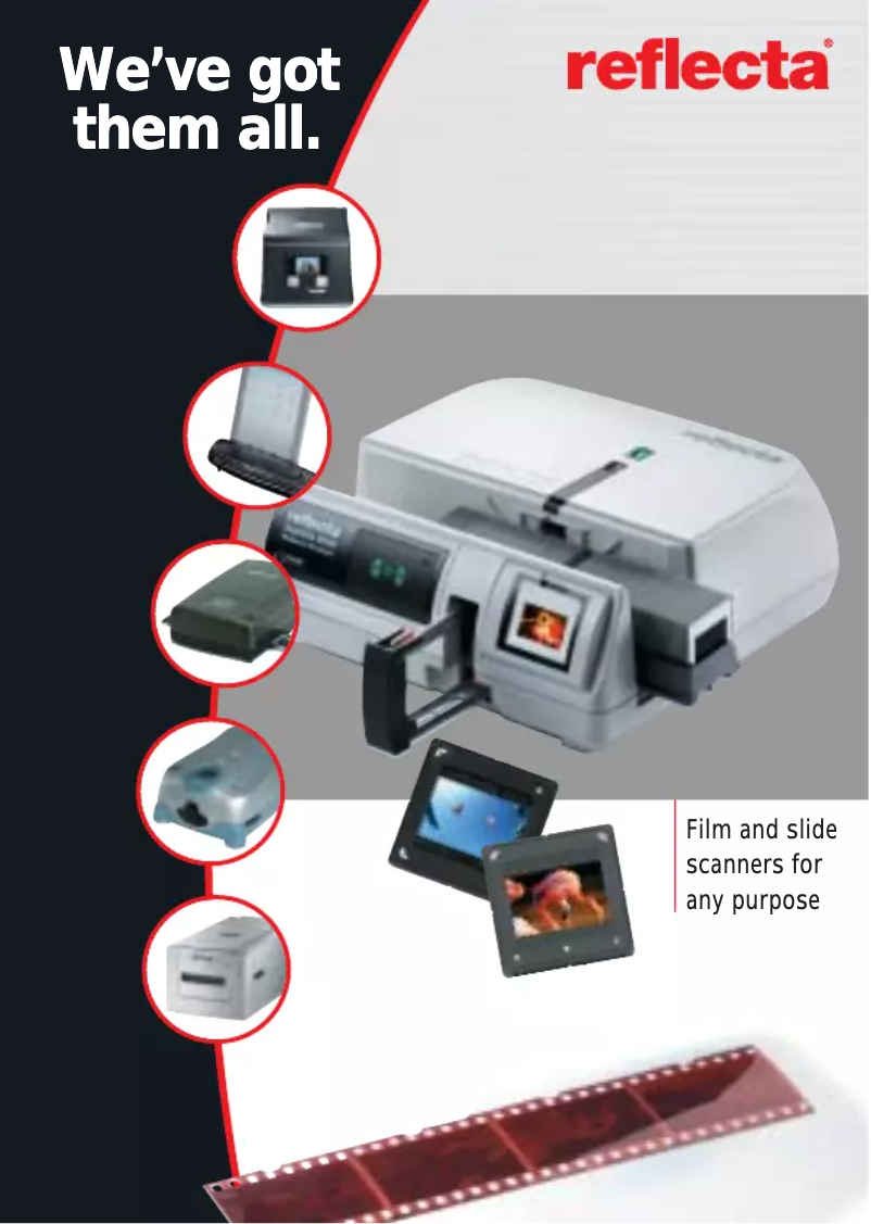 Page 1 de la notice Manuel utilisateur Reflecta Smartphone Scanner