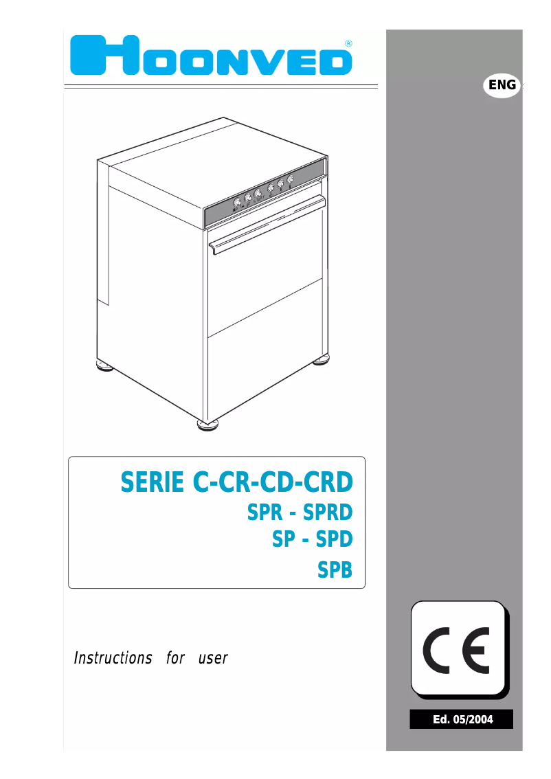 Page 1 de la notice Manuel utilisateur Hoonved SP 5 D