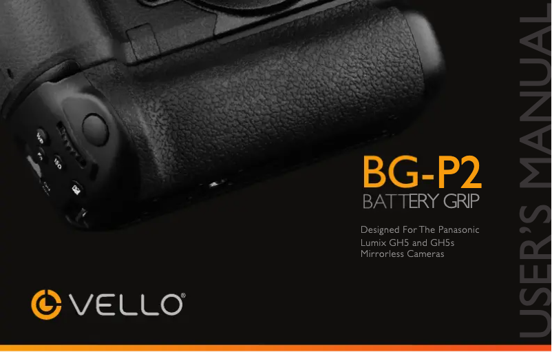 Page 1 de la notice Manuel utilisateur Vello BG-P2