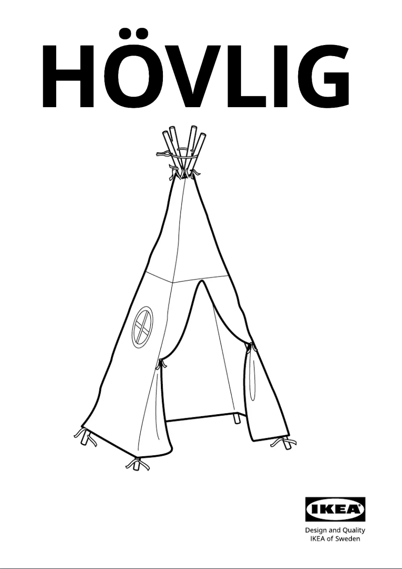 Página 1 del manual Manual de usuario Ikea HÖVLIG 205.152.39