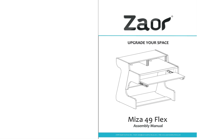 Page 1 de la notice Manuel utilisateur Zaor Miza 49 Flex