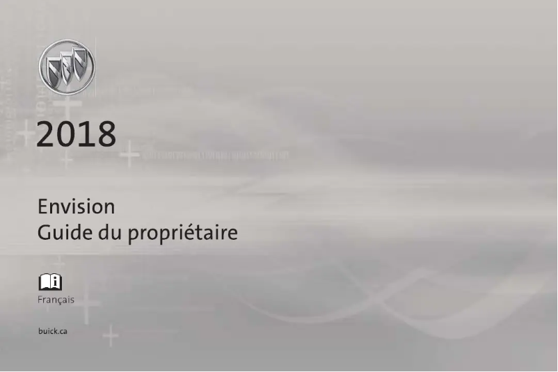 Page 1 de la notice Manuel utilisateur Buick Envision (2018)