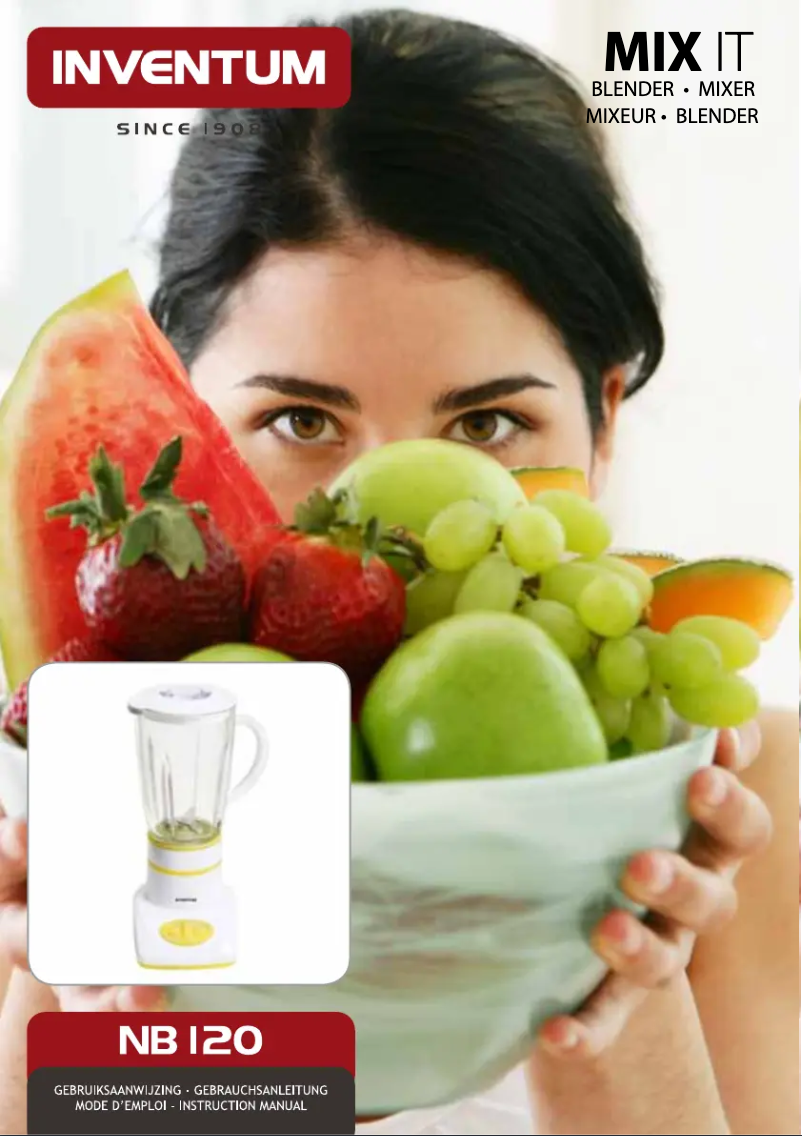 Página 1 del manual Manual de usuario Inventum NB120