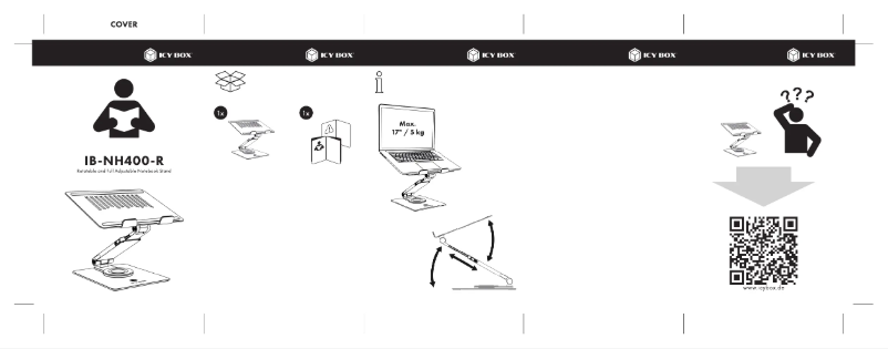 Page 1 de la notice Manuel utilisateur Icy Box IB-NH400-R