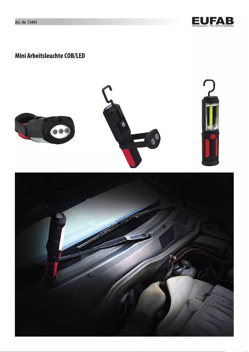 Page 1 de la notice Manuel utilisateur Eufab 13494