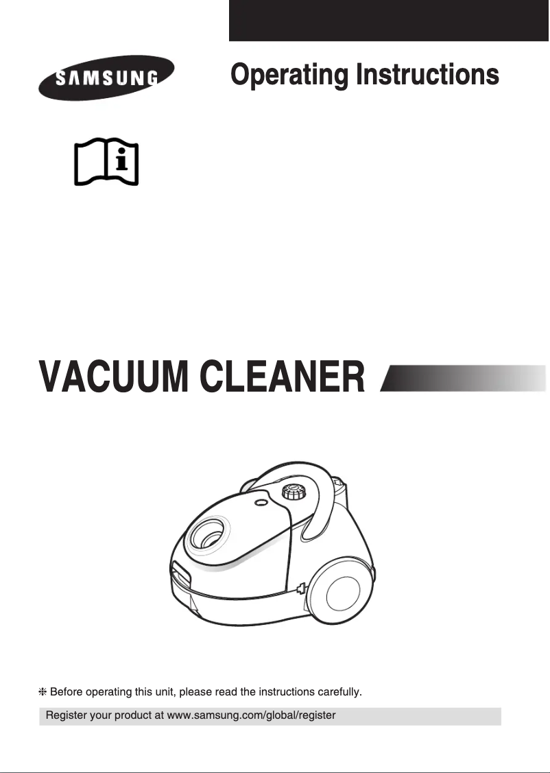 Page 1 de la notice Manuel utilisateur Samsung SC5138