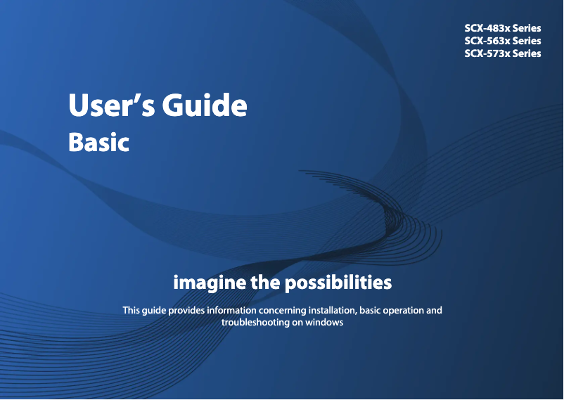 Página 1 del manual Manual de usuario Samsung SCX-5739FW