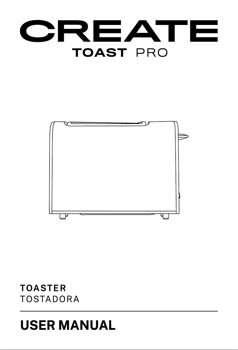 Page 1 de la notice Manuel utilisateur Create SUPREME TOAST