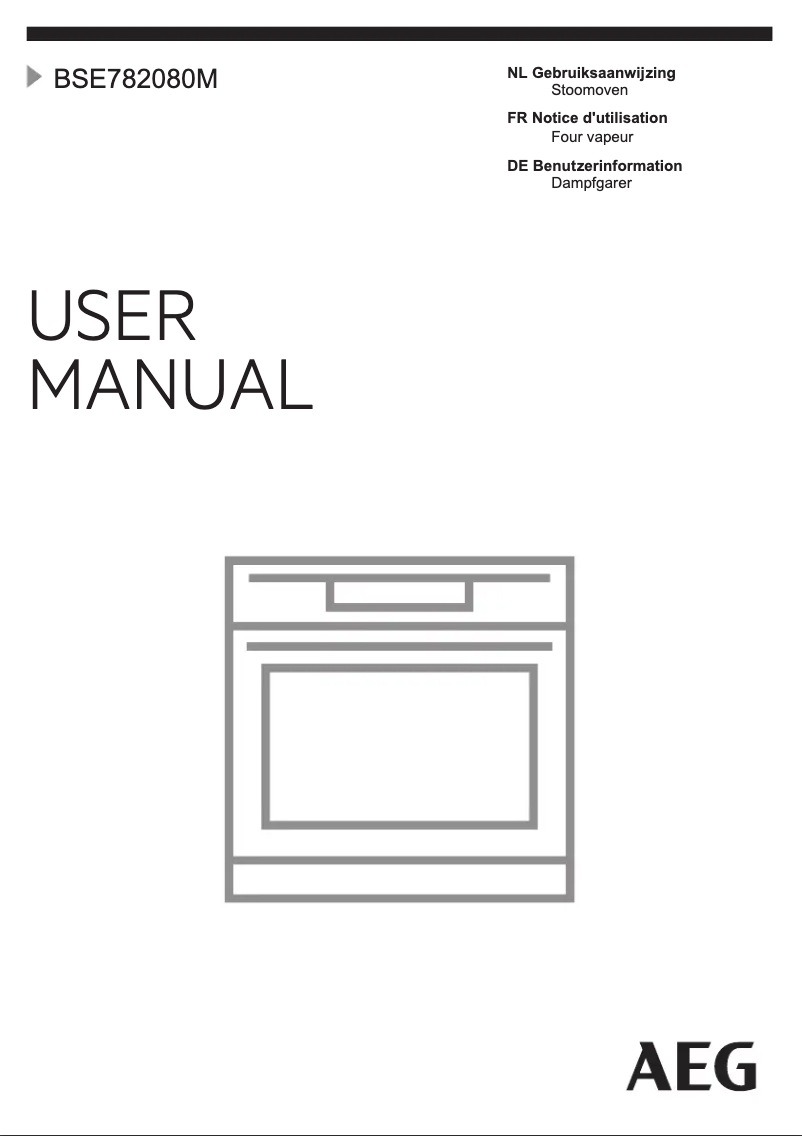 Page 1 de la notice Manuel utilisateur AEG BSE782080M