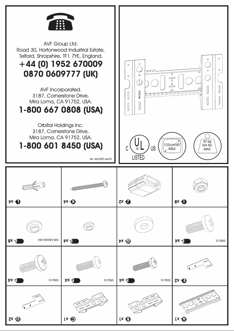 Page 1 of the manual User Manual AVF EL400B-A