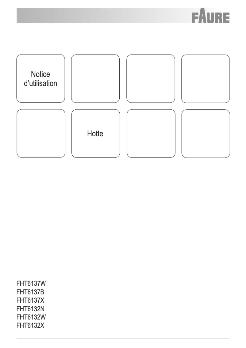 Page 1 de la notice Manuel utilisateur Faure FHT6132N