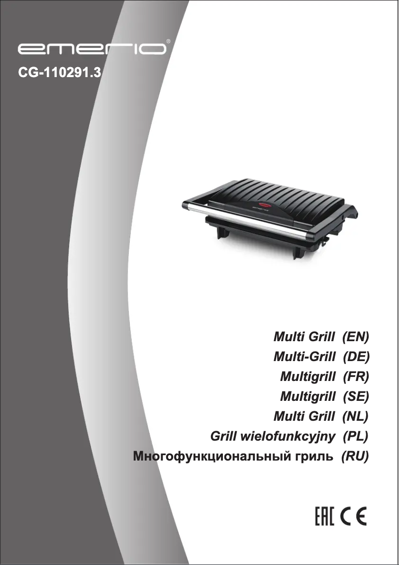Página 1 del manual Manual de usuario Emerio CG-110291.3