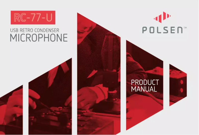 Page 1 de la notice Manuel utilisateur Polsen RC-77-U