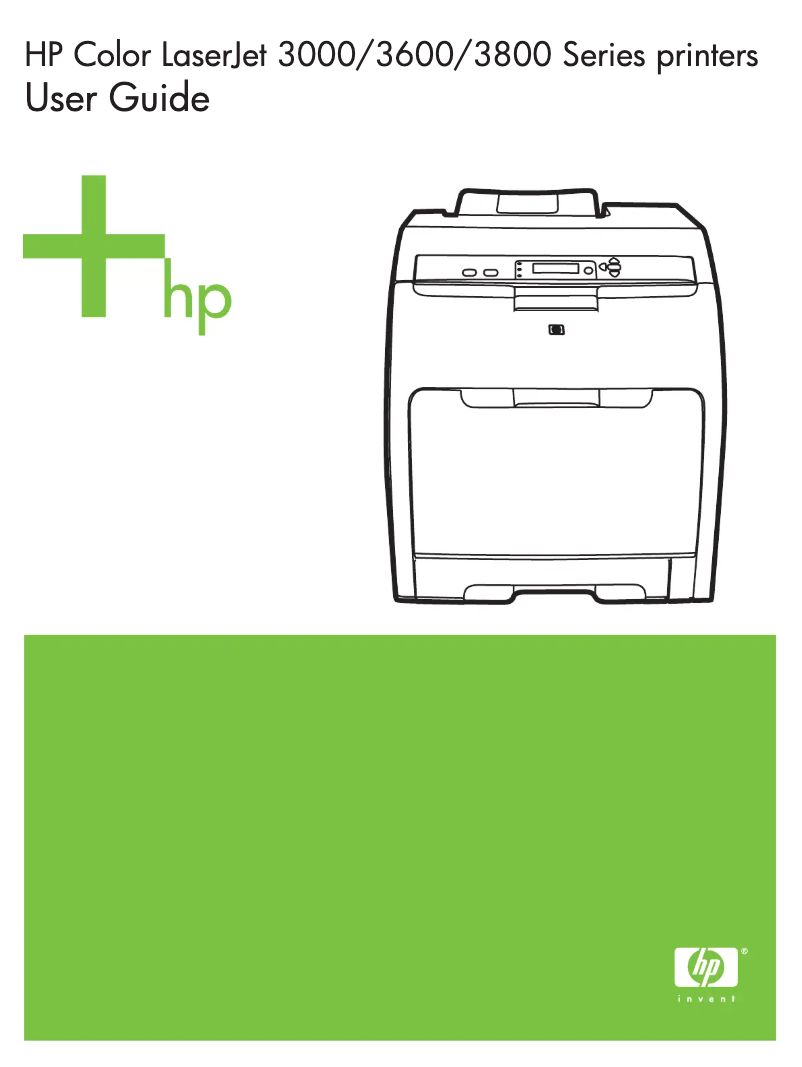 Página 1 del manual Manual de usuario HP Color LaserJet 3600N