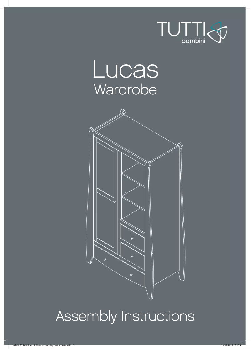 Page 1 de la notice Manuel utilisateur Tutti Bambini Lucas
