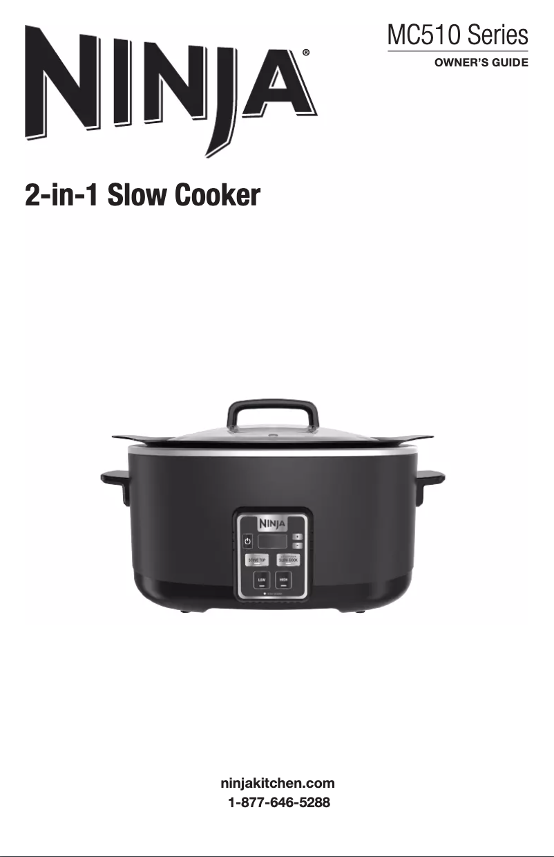 Page 1 de la notice Manuel utilisateur Ninja MC510
