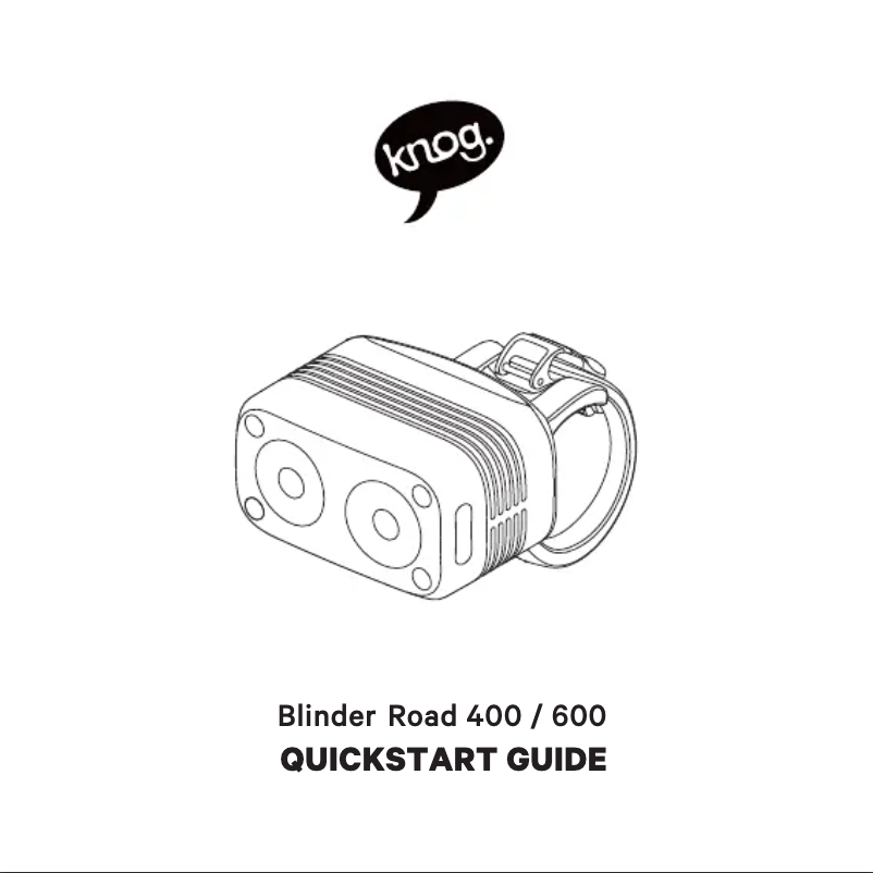 Página 1 del manual Manual de usuario Knog Blinder